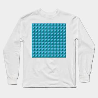 3D Pyramid Pattern 7 Long Sleeve T-Shirt